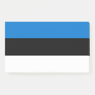 Notes with flag of Estonia