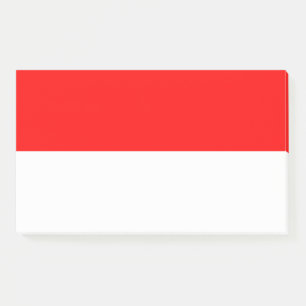 Notes with flag of Indonesia