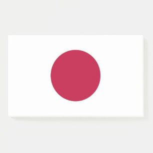 Notes with flag of Japan