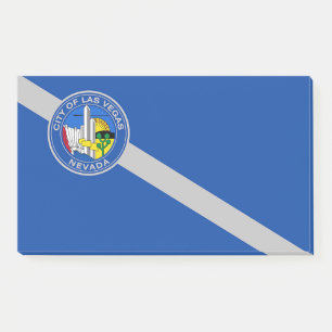 Notes with flag of Las Vegas, Nevada, USA