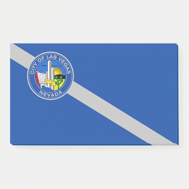 Notes with flag of Las Vegas, Nevada, USA (Front)