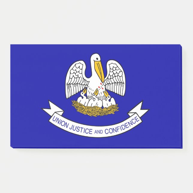 Notes with flag of Louisiana, USA (Front)