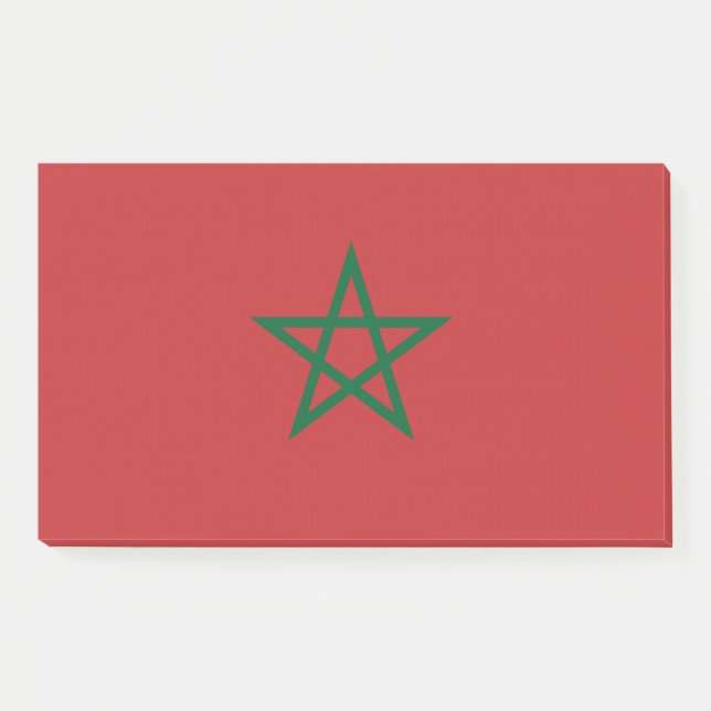 Notes with flag of Morocco (Front)