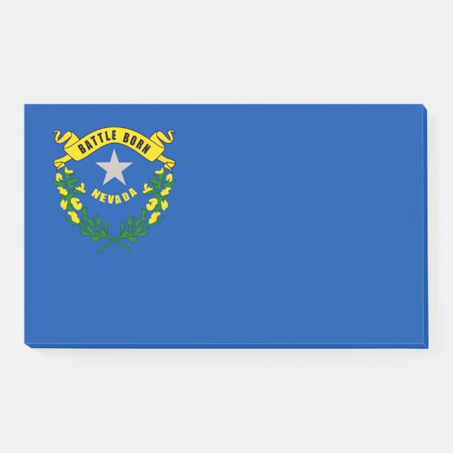 Notes with flag of Nevada, USA (Front)