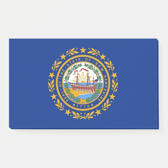 Notes with flag of New Hampshire, USA (Front)