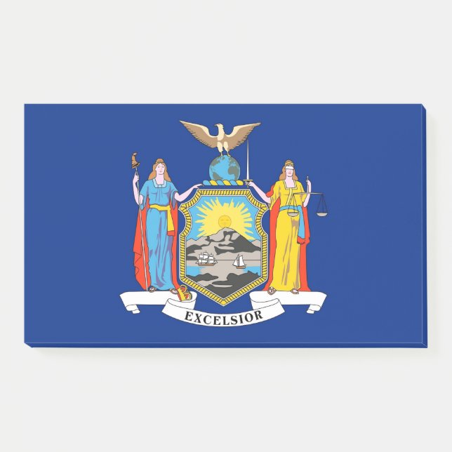 Notes with flag of New York, USA (Front)