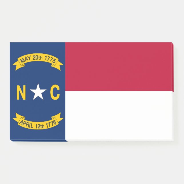Notes with flag of North Carolina, USA (Front)