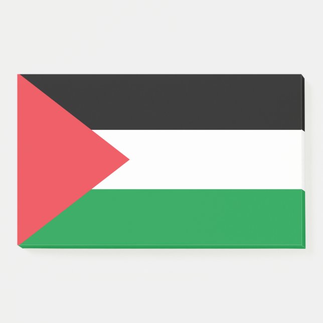 Notes with flag of Palestine (Front)