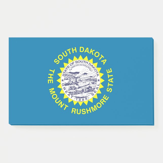 Notes with flag of South Dakota, USA (Front)