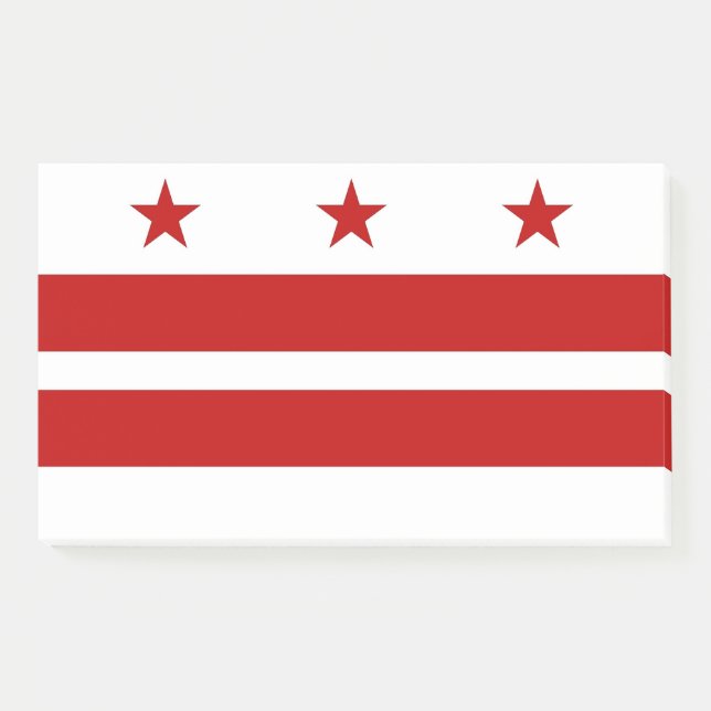 Notes with flag of Washington DC, USA (Front)