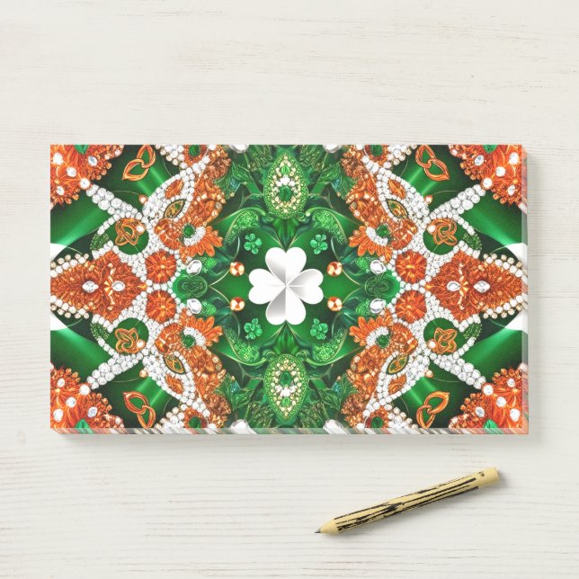 Notes with Irish Colours (On Desk)