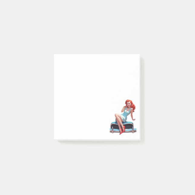 Notes with Pin-Up Girl (Front)