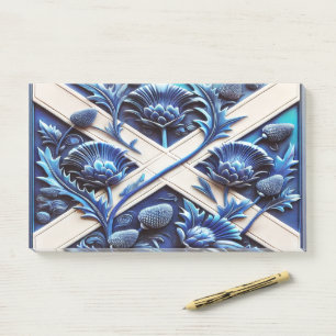 Notes with Scottish Thistles Design