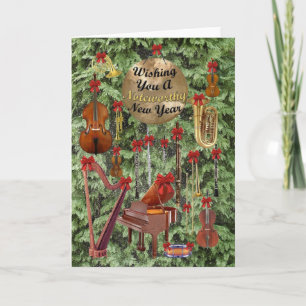 Noteworthy New Year Holiday Card