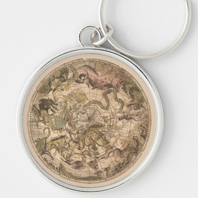 Nothern Celestial Sphere Keychain (Front)