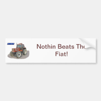 Nothin Beats The Fiat Bumper Sticker