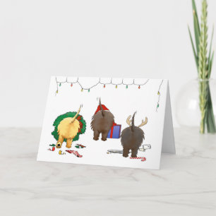 Nothin' Butt A Cairn Christmas Card