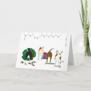 Nothin' Butt A Chihuahua Christmas Holiday Card