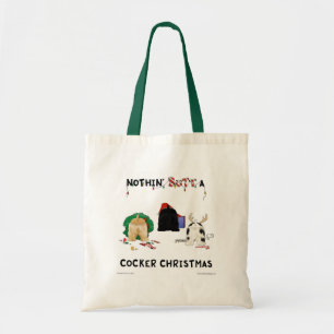 Nothin' Butt A Cocker Christmas Tote Bag