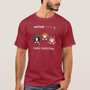 Nothin' Butt A Corgi Christmas T-Shirt