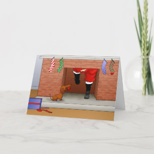 Nothin' Butt A Doxie Christmas Holiday Card