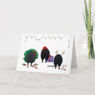 Nothin' Butt A Schipperke Christmas Holiday Card