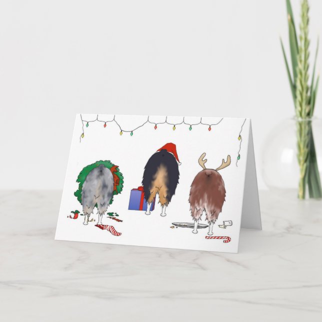 Nothin' Butt An Aussie Christmas Holiday Card (Front)