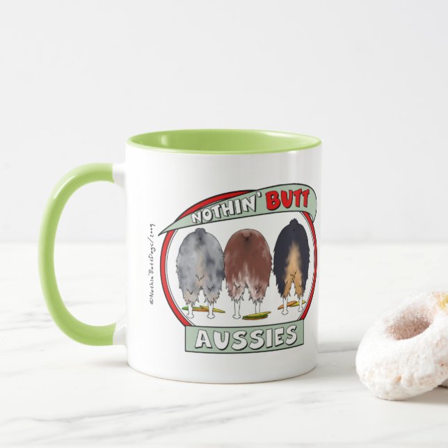 Nothin' Butt Aussies Mug (With Donut)
