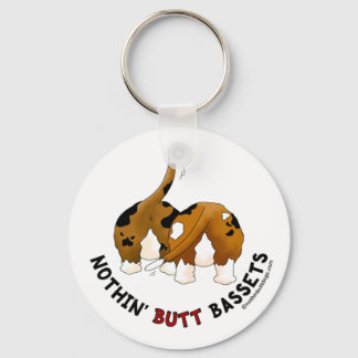 Nothin' Butt Bassets Keychain