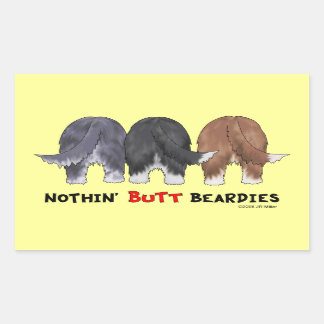 Nothin' Butt Beardies Sticker