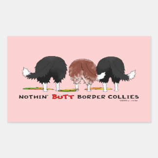 Nothin' Butt Border Collies Sticker