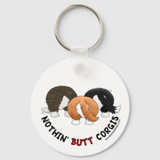 Nothin' Butt Corgis Keychain