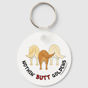 Nothin' Butt Goldens Keychain