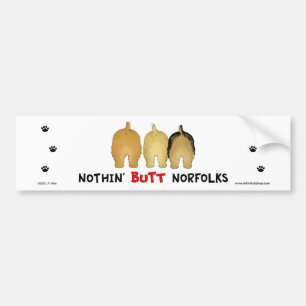 Nothin' Butt Norfolks Bumper Sticker