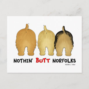 Nothin' Butt Norfolks Postcard