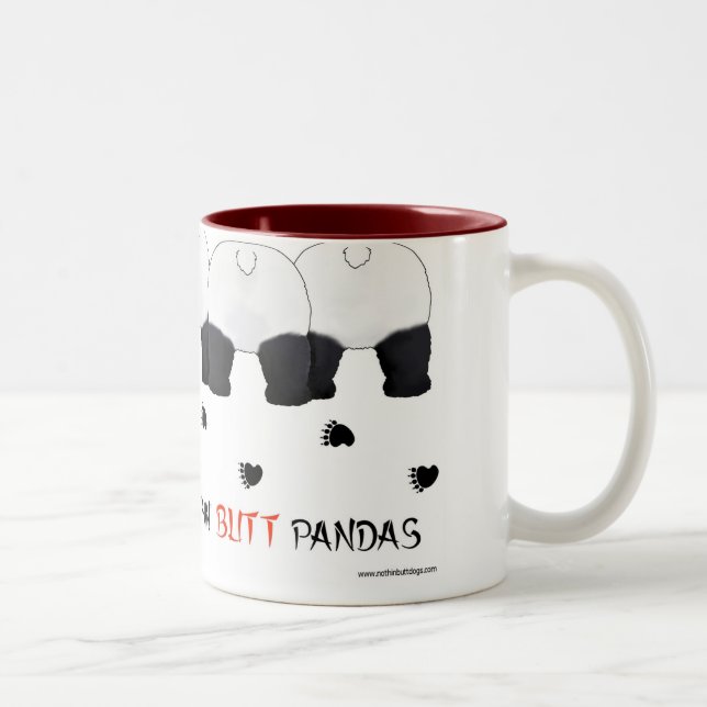 Nothin' Butt Pandas Mug (Right)