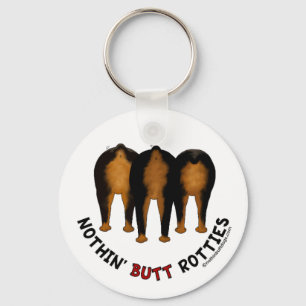 Nothin' Butt Rotties Keychain