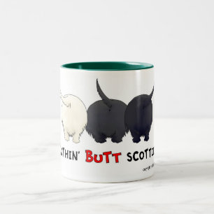 Nothin' Butt Scotties Two-Tone Coffee Mug