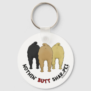 Nothin' Butt Shar-Pei Keychain