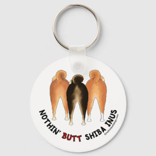 Nothin' Butt Shiba Inus Keychain