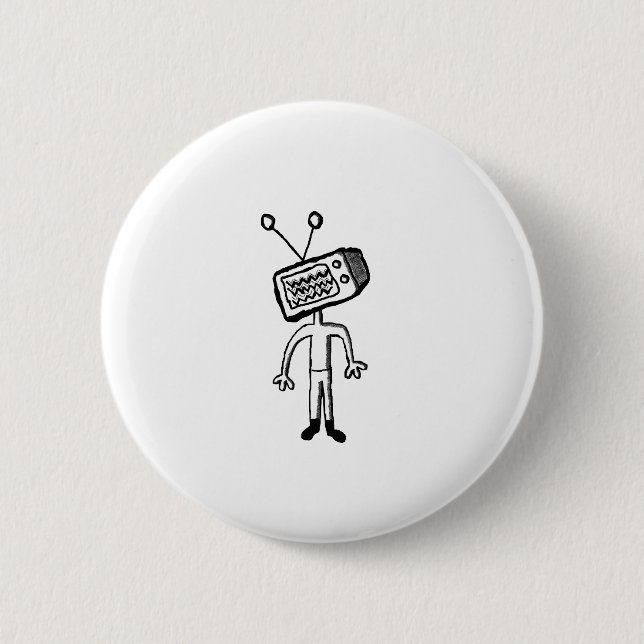 Nothin' On 2 Inch Round Button (Front)