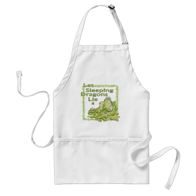 Nothin' says B-B-Q Standard Apron (Front)