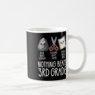 Nothing Beats 3rd Grade Funny Byck To School Kids Coffee Mug
