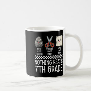 Nothing Beats 7th Grade Funny Back To School Kids  Coffee Mug
