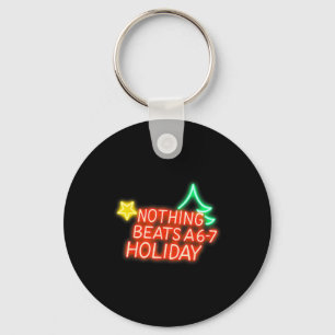 Nothing Beats A 6-7 Holiday Christmas Brain Rot Gr Keychain