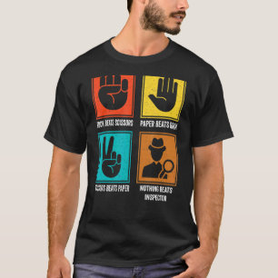 Nothing Beats Inspector Cool Investigator Sergeant T-Shirt