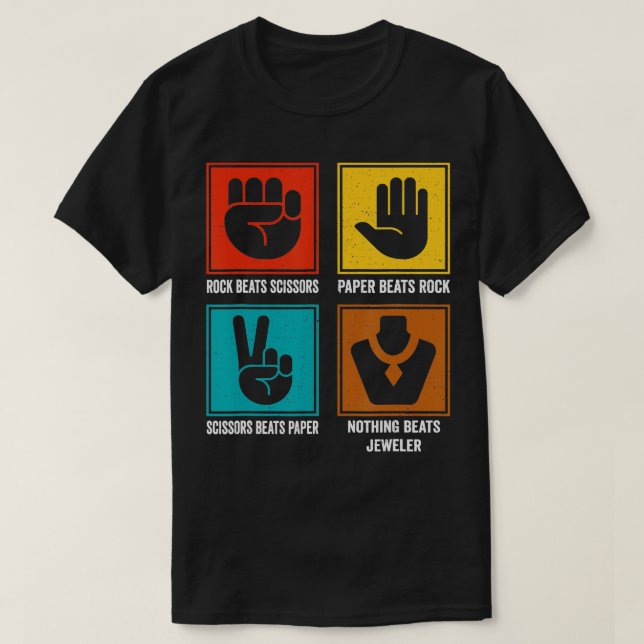 Nothing Beats Jeweller  Cool Lapidary Jewellery Go T-Shirt (Design Front)