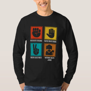 Nothing Beats Judge Cool Arbitrator Jury Justice L T-Shirt