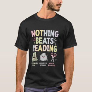Nothing Beats Reading Book Librarian Across Americ T-Shirt