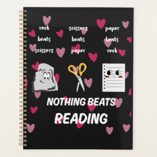 Nothing Beats Reading Rock Paper Scissors Planner